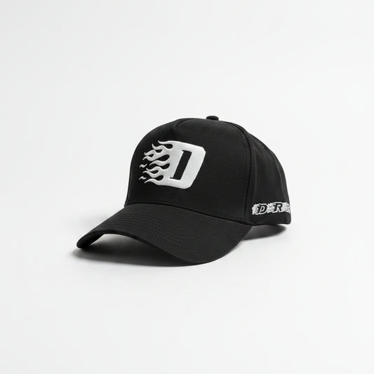 Gorra Cap D Drip Flame frente - snapback diseño llamas Drip Club Costa Rica