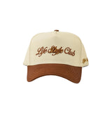 Gorra Life Style Club Brown Drip lateral - snapback café Drip Club Costa Rica