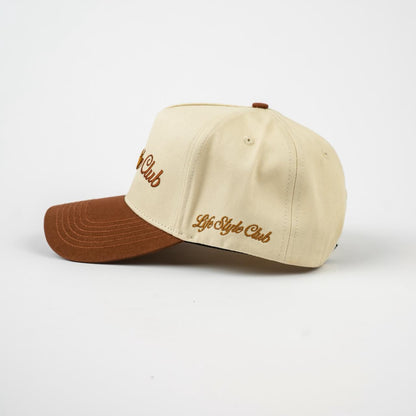 Gorra Life Style Club Brown Drip detalle - snapback streetwear Costa Rica