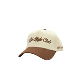Gorra Life Style Club Brown Drip frente - snapback café streetwear Costa Rica