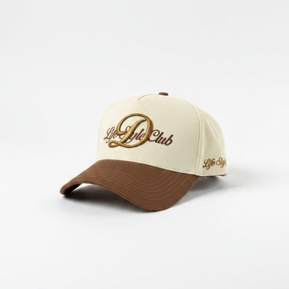 Gorra Life Style D Brown Drip frente - snapback marrón streetwear Costa Rica