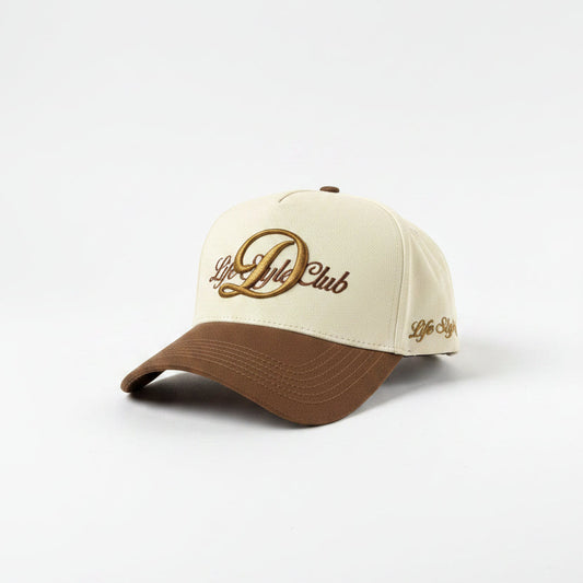 Gorra Life Style D Brown Drip frente - snapback marrón streetwear Costa Rica