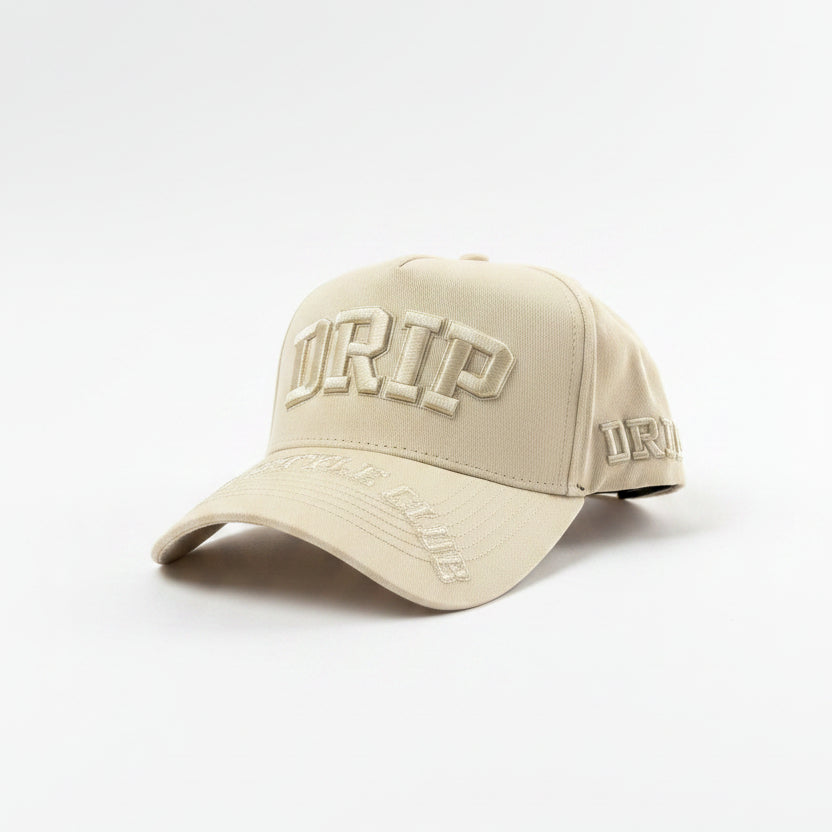 Gorra Life Style Visor Cream Drip frente - snapback visera crema streetwear Costa Rica