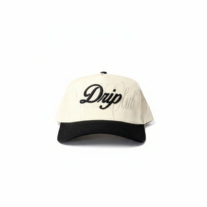 Gorra Sign Beige and Beige Drip Club detalle - snapback streetwear Costa Rica