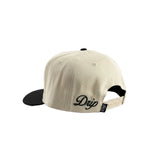 Gorra Sign Beige and Beige Drip Club lateral - snapback Drip Club Costa Rica