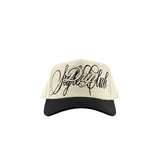 Gorra Sign Beige and Black Drip Club detalle - snapback streetwear Costa Rica