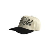 Gorra Sign Beige and Black Drip Club frente - snapback bicolor streetwear Costa Rica