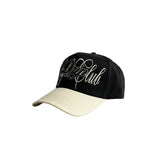 Gorra Sign Black and Beige Drip Club frente - snapback bicolor streetwear Costa Rica