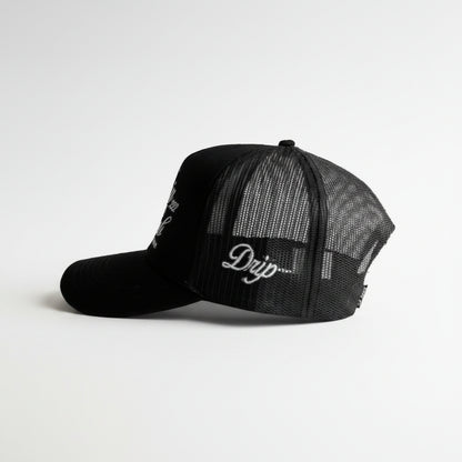 Gorra Trucker Black Drip Club lateral - gorra trucker Drip Club Costa Rica
