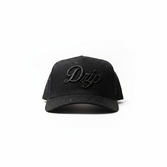 Gorra Whole Stone Black Drip Club lateral - snapback stone wash Costa Rica