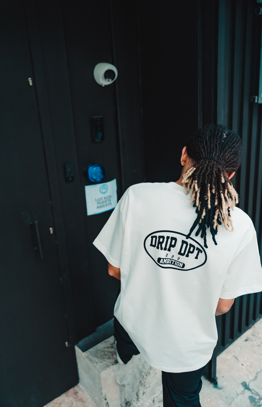 AMBITION TEE DRIP BLANCA