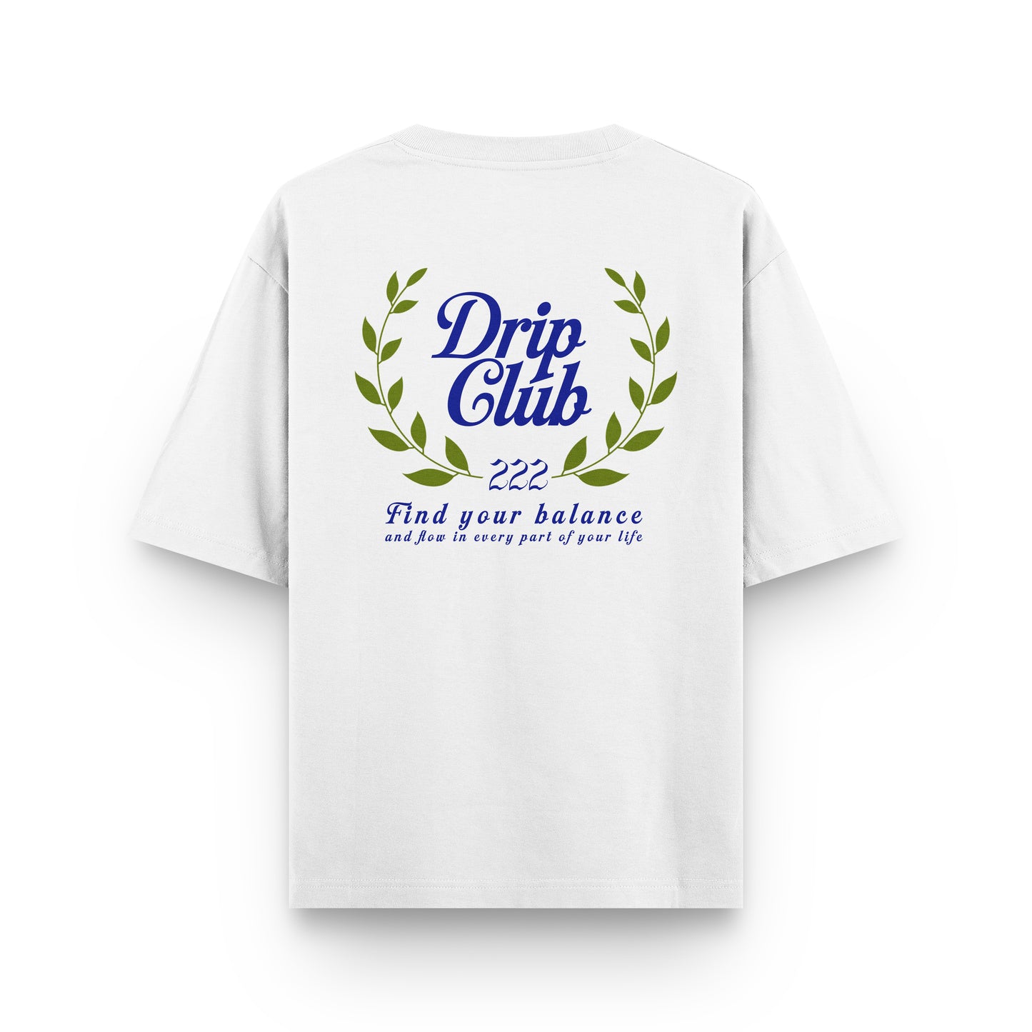 TEE DRIP CLUB OLIVE WHITE BLUE