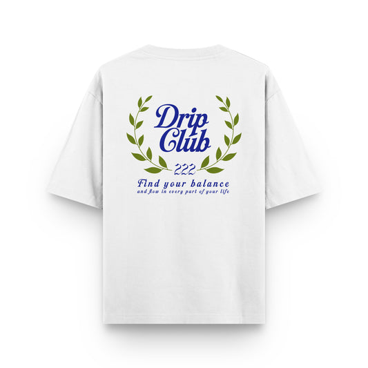 TEE DRIP CLUB OLIVE WHITE BLUE